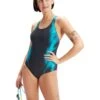 Speedo Shaping Calypso Printed Swimsuit - Black/Ocean Depths/Mystic -Speedo Store 1d52d624 22bb 4b0e b3d6 3acb9dee14fa