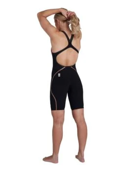 Speedo Fastskin LZR Pure Intent Openback Kneeskin - Sonic Stealth 15 Speedo Fastskin LZR Pure Intent Openback Kneeskin - Sonic Stealth -Speedo Store 2 3 1