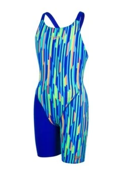 Speedo Fastskin Endurance+ Openback Kneesuit - Ultrasonic / Fluo Orange / Windsor Blue -Speedo Store 39161 8 09732c611 original