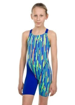 Speedo Fastskin Endurance+ Openback Kneesuit - Ultrasonic / Fluo Orange / Windsor Blue -Speedo Store 39162 8 09732c611 a original