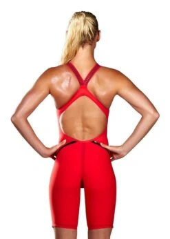 Speedo LZR Racer X Openback KneeSkin Lava Red / Black / Electric Pink -Speedo Store 61seohmc30l. ac ul1380