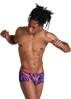Speedo Allover Digital 14cm Brief - Black/ Red/ Blue/ Ultraviolet