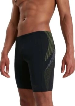 Speedo Tech Panel Jammer - Black/ Atomic Lime/ Charcoal -Speedo Store 8 04512g813