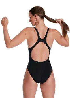 Speedo Placement Digital Recordbreaker Swimsuit - Black/ Fluo Yellow/ Ultraviolet -Speedo Store 8 09015h042 x5