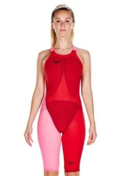 Speedo LZR Elite 2 Closedback Kneeskin - Fed Red / Blaze -Speedo Store 8 09171c373 a