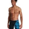 Speedo Allover V-Cut Jammer - Black/ Pool 1 Speedo Allover V-Cut Jammer - Black/ Pool -Speedo Store 8 09735d812