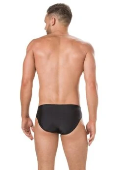 Speedo Placement 7cm Brief - Black / Chroma Blue / Lava Red -Speedo Store 8 09739c725 c