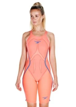 Speedo LZR Racer X Closedback Kneeskin - Siren Red / Beautiful Blue -Speedo Store 8 09753c370 a