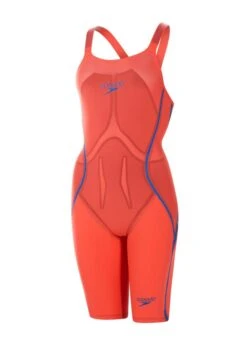 Speedo LZR Racer X Closedback Kneeskin - Siren Red / Beautiful Blue -Speedo Store 8 09753c370 fr new