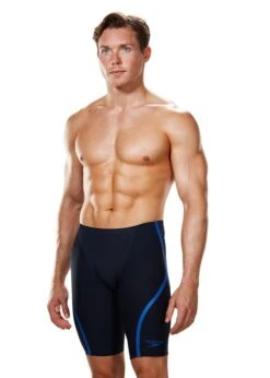 Speedo LZR Racer X High Waisted Jammers - Navy / Beautiful Blue