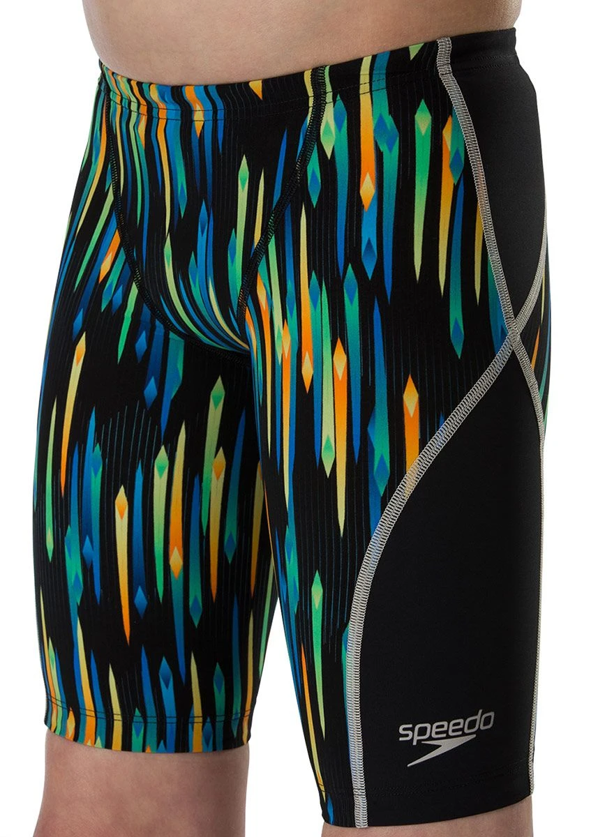 Speedo Boys Fastskin Junior LZR Racer X Jammer - Black / Chroma Blue / Brilliant Blue 7 Speedo Boys Fastskin Junior LZR Racer X Jammer - Black / Chroma Blue / Brilliant Blue - Image 5