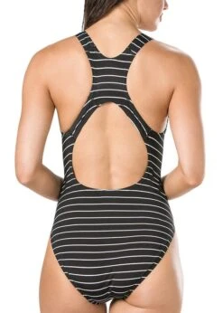 Speedo Endurance+ Printed Medalist Swimsuit - Black / White 11 Speedo Endurance+ Printed Medalist Swimsuit - Black / White -Speedo Store 8 11692c891 c