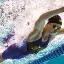 Speedo Fastskin LZR Pure Intent Openback Kneeskin - Ultraviolet / Fluo Yellow -Speedo Store 8 11974f416 4