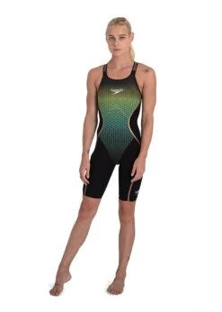Speedo Fastskin LZR Pure Intent Closedback Kneeskin - Stealth Hex