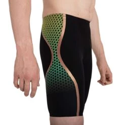 Speedo Fastskin LZR Pure Intent High Waist Jammer - Stealth Hex -Speedo Store 8 11977f313 6