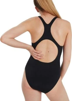 Speedo Digital Placement Medalist Swimsuit - Black/Acid/Blue Flame -Speedo Store 8 12199g481 w3