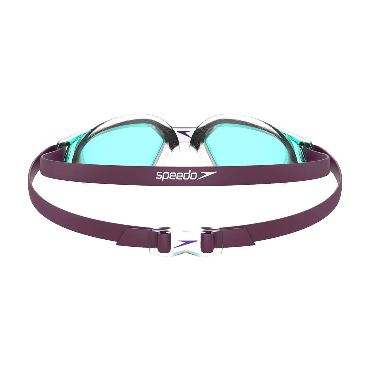 Speedo Hydropulse Junior Goggles - Deep Plum / Light Blue 6 Speedo Hydropulse Junior Goggles - Deep Plum / Light Blue - Image 4