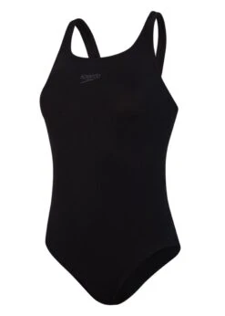 Speedo Women's Essential Endurance+ Medalist Swimsuit - Black -Speedo Store 8 125150001