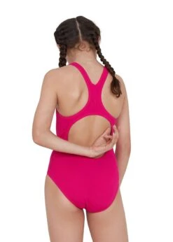 Speedo Girl's Essential Endurance+ Medalist Swimsuit - Electric Pink