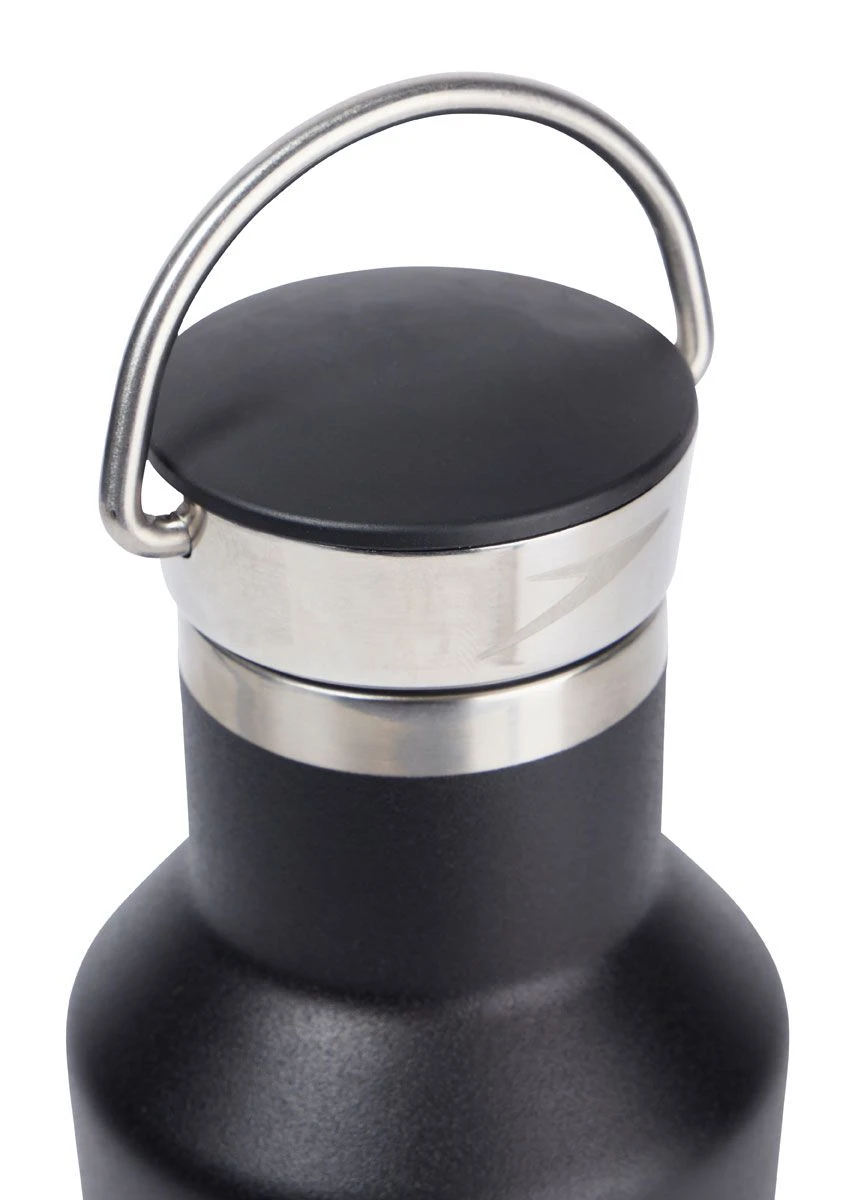 Speedo Metal Water Bottle - Black 4 Speedo Metal Water Bottle - Black - Image 2