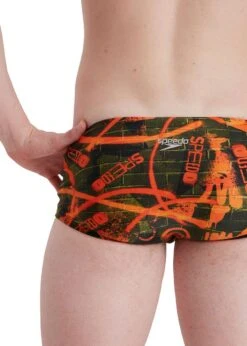 Speedo Wall Spray 17cm Training Brief - Salso/ Olive -Speedo Store 8 12840g648 w1