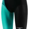 Speedo LZR Elite 2 Jammer - Black / Green -Speedo Store green jammers 1