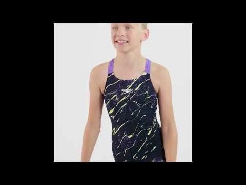 Speedo Fastskin Junior Endurance+ Kneeskin - True Navy/ Miami Lilac/ Spritz 8 Speedo Fastskin Junior Endurance+ Kneeskin - True Navy/ Miami Lilac/ Spritz - Image 6