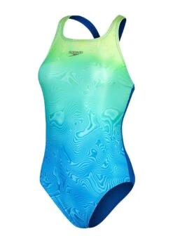 Speedo Placement Digital Medalist Swimsuit - True Cobalt/Baja Blue/Hypersonic Blue/Green Glow/Lemon Drizzle -Speedo Store tumbnail 0192854b d6f9 46f2 a5db 44bbfd35f3f2