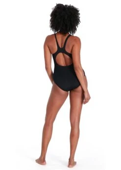 Speedo Hyperboom Allover Medalist Swimsuit - Black/ Oxid Grey/ USA Charcoal
