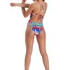 Speedo Rainbow Wave Allover Tie-Back Swimsuit - Multi