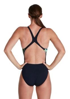 Speedo Placement Powerback Swimsuit - Navy/ Ultraviolet/ Yellow/ Adriatic -Speedo Store tumbnail 0657570a 9827 406c bd9a 13e41c868aae