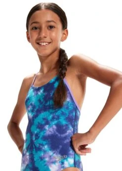 Speedo Girl's Allover Digital Lane Line Back Swimsuit - Shimmers In The Night -Speedo Store tumbnail 0d24d849 20bb 4cfc ad58 ef2f6c0adf05
