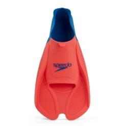 Speedo Training Fins - Fluro Tangerine/ Pool Blue/ Blue Flame
