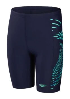 Speedo Boys Plastisol Placement Jammer - True Navy, Green Glow, Fluo Arctic -Speedo Store tumbnail 112225ca 2349 41a0 acea 26c47f3d8ed5