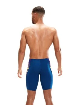 Speedo Placement Digital V-Cut Jammer - Ammonite/ Miami Lilac/ Bright Zest/ Aquarium