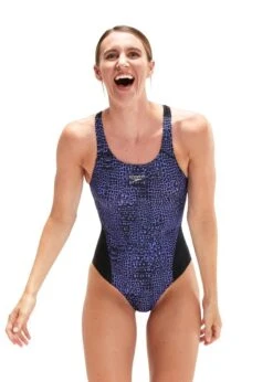 Speedo Allover Digital Recordbreaker Swimsuit - Black/Indigo Glow -Speedo Store tumbnail 1d0adb8f 9ddc 413f 8ac0 51c1eeb97f2e