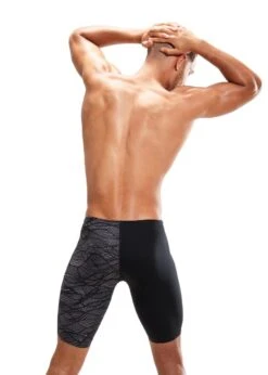 Speedo Allover V-Cut Jammer - Black/ USA Charcoal -Speedo Store tumbnail 1d382f1a 6274 4b81 b626 a1b48b2787cb