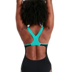 Speedo Plastisol Laneback Swimsuit - Black/ Tile 14 Speedo Plastisol Laneback Swimsuit - Black/ Tile -Speedo Store tumbnail 1e092373 cf2c 44d2 8541 bab599fee48e