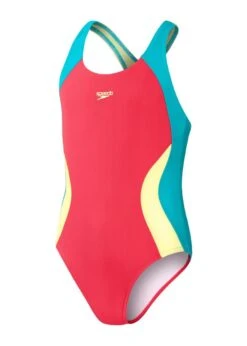 Speedo Girl's Colourback Spiritback Swimsuit - Raspberry Fill/ Spritz/ Aquarium -Speedo Store tumbnail 1e44a7bb 1c23 4c98 90de 795ec3b1f4ef