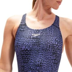 Speedo Allover Digital Recordbreaker Swimsuit - Black/Indigo Glow -Speedo Store tumbnail 1f2955c1 1756 476c 8745 0b224e1da614