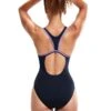 Speedo HyperBoom Flyback Swimsuit - True Navy/ Berry/ Miami Lilac