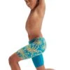 Speedo Boys Digital Allover V-Cut Jammer - Ocean Depths/Carrot Cake/Apricot Jam