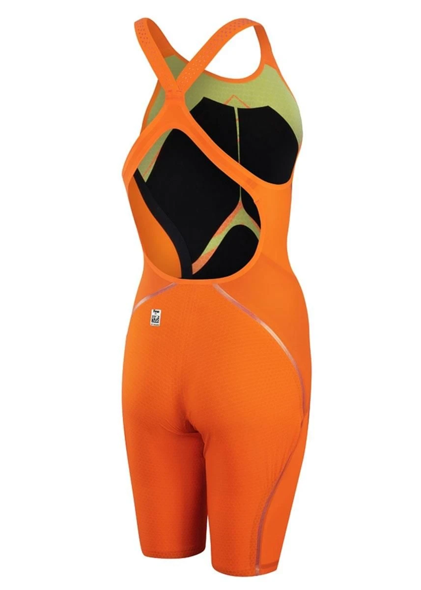Speedo Fastskin LZR Pure Intent Openback Kneeskin - Sonic Scorch 10 Speedo Fastskin LZR Pure Intent Openback Kneeskin - Sonic Scorch - Image 8