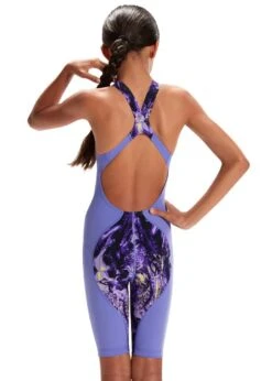 Speedo Fastskin Junior LZR Ignite Kneeskin - Miami Lilac/ Spritz/ Violet