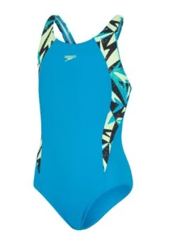 Speedo Girl's Hyperboom Splice Muscleback Swimsuit - Pool/ True Navy/ Bright Zest -Speedo Store tumbnail 372167de 73c0 4e68 9954 74b4ccd518d0
