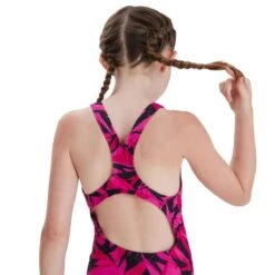 Speedo Girl's HyperBoom Logo Medalist Swimsuit - Black/ Electric Pink/ Ecstatic -Speedo Store tumbnail 38a4e62f bde6 4353 a3fc 1da9f742fa83