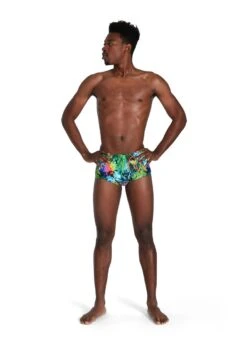 Speedo Lucid Jungle 17cm Training Brief - Green/ Adriatic/ Red/ Black -Speedo Store tumbnail 3c31ca70 2c84 4d12 91e4 80dd7994ca48