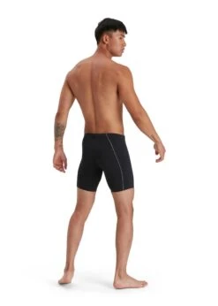Speedo ECO END+ Splice Mid Jammer - Black/ Blue Flame/ USA Charcoal