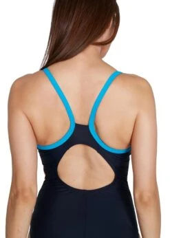 Speedo Dive Thinstrap Muscleback Swimsuit - True Navy/ Pool/ Papaya Punch -Speedo Store tumbnail 45387d2f 89b9 4070 9987 c809d253be22