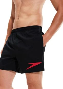 Speedo Sport Logo 16" Watershort - Black/Fed Red -Speedo Store tumbnail 468ec6c6 c2a8 4558 bf11 3e92ddffc0ad